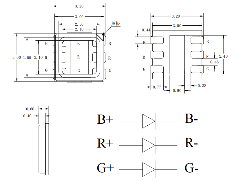 SMD LED RGB 3030 LED Chip