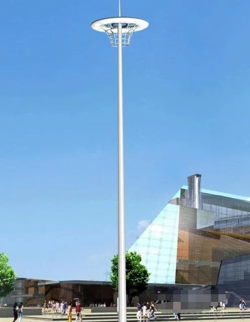 High pole lamp installation method High pole lamp installation effect picture appreciation