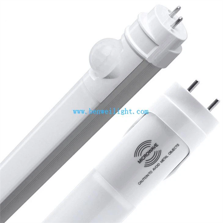 160lm/w Mikroaaltoanturi T8 LED-putkivalo