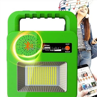 Kannettava aurinko-LED-työvalo