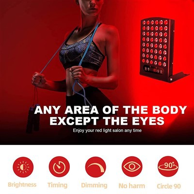 48 LED-valoa, punainen valohoitopaneeli laser