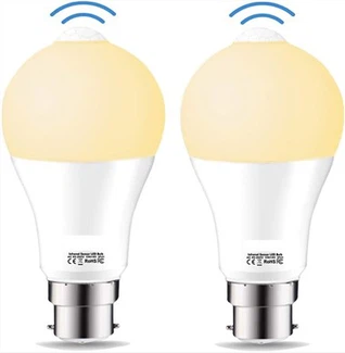 Liiketunnistimen lampun bajonettityyppi