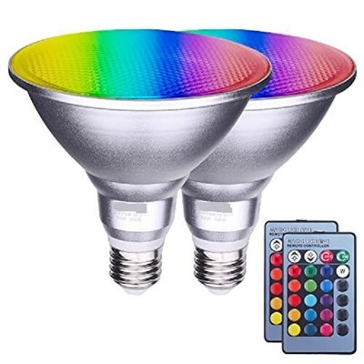 RGB PAR38 LED valonheitinpolttimo