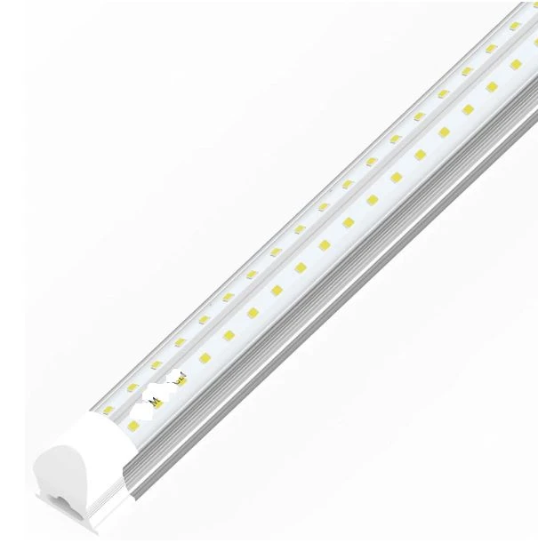 T8 8ft V Shape Led Tube 60w Integroitu 5000k Clear