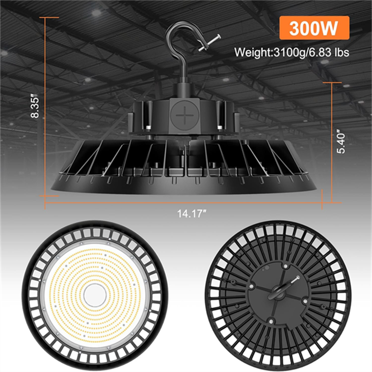 LED Ufo High Bay Hallenstrahler - 200W 25 000 lumenia