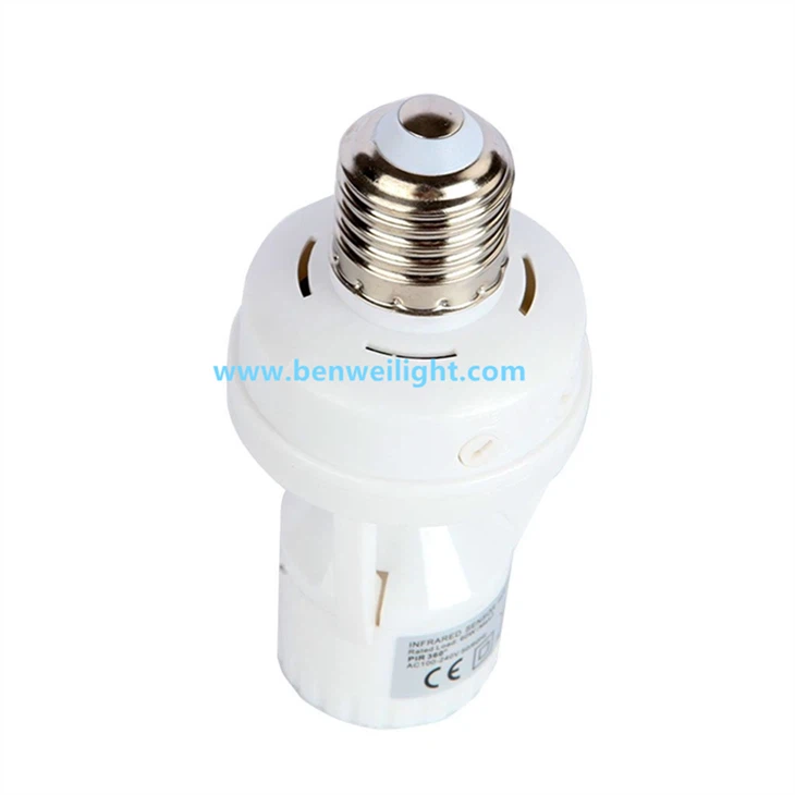 Liiketunnistin E27 Socket Auto-On Light