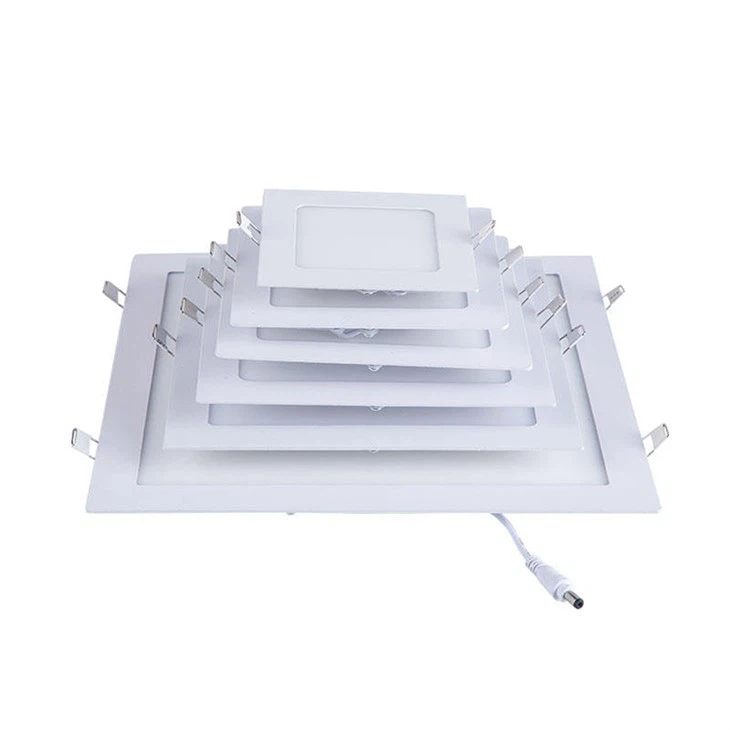 Upotettava LED-alasvalo Square Slim