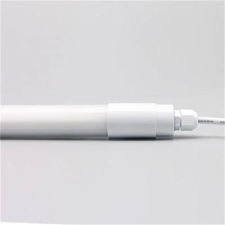 Round Waterproof T8 Tube Light IP65 Milky Cover factory