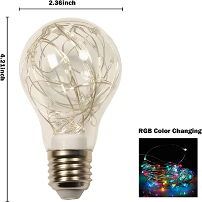 15W Smart Light Bulb E27 LED RGB Lamppu Värikäs RGBW Lampada LED 220V