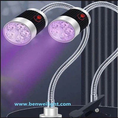 365 nm:n violetti LED-fluoresoiva tunnistusvalo väärentämisenestovalaistus, liimantunnistin, magneettinen tyyppi