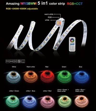 Rgb led-nauhavalot 50 metriä