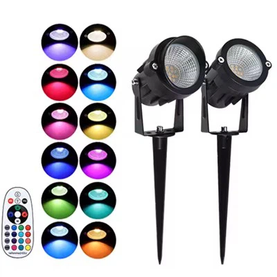 RGBW LED-puutarhan piikkivalot 20W