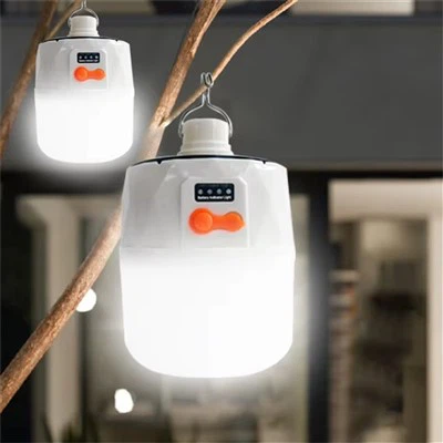 Aurinkoenergian LED-hätävalolamppu