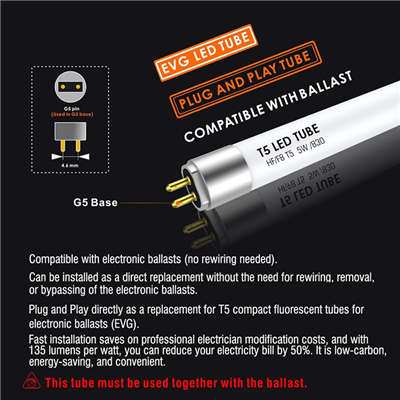 T5LED-putki/9W/12W/18W