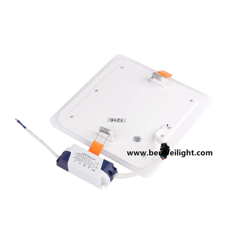 White/RGB Dual-Color LED Recessed Panel Downlight: Ceiling Spot Light best